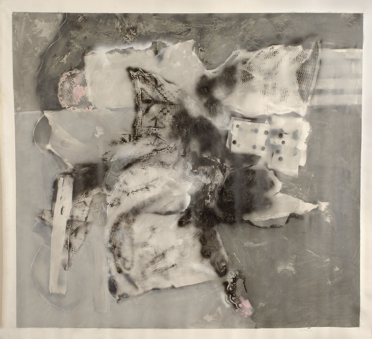 acrílico y aerosol sobre tela, 210 x 210 cm, 2012