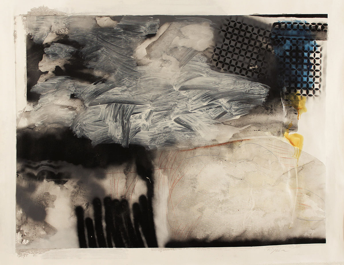 acrylique, sanguine et aérosol sobre toile sans châssis, 120 x 90 cm, 2013