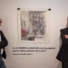 Osvaldo Salerno, commissaire de l’exposition, et Alexis Yebra